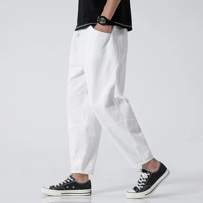 Men’s Casual Cropped Trousers | Relaxed Fit