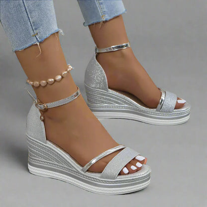 Women's Platform Wedge Sandals | Open Toe