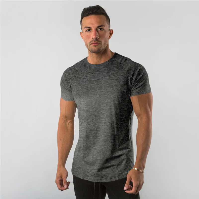 Men's Slim Fit Gym T-Shirt | Short Sleeve