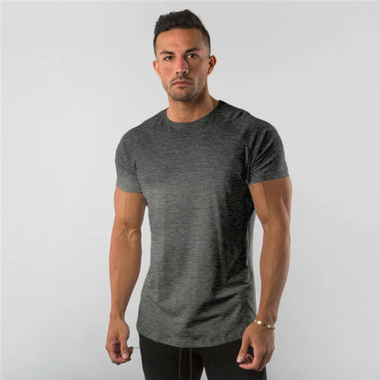 Men's Slim Fit Gym T-Shirt | Short Sleeve
