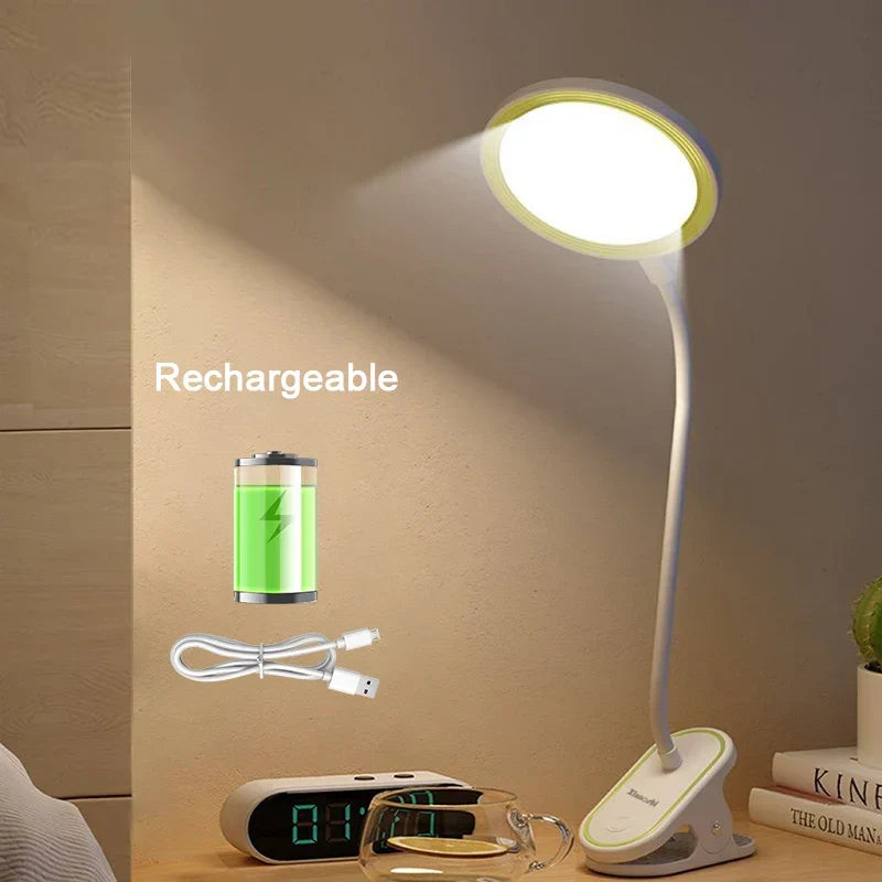 LED Touch Table Lamp | Battery Operated & Natural Light | 4000K Color Temperature | Modern Plastic Design
