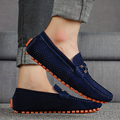 Men's Casual Hollow Out Flat Loafers | Slip-On