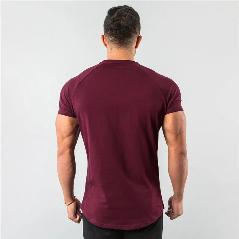Men's Slim Fit Gym T-Shirt | Short Sleeve