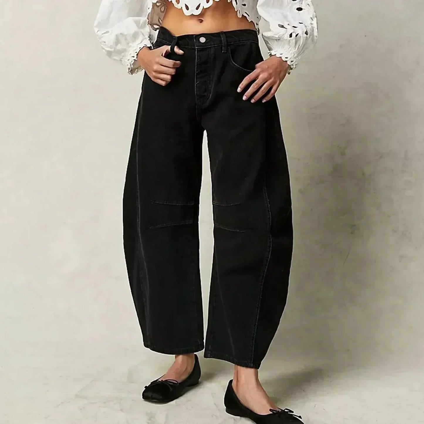Women's High-Waisted Baggy Jeans | Loose Fit