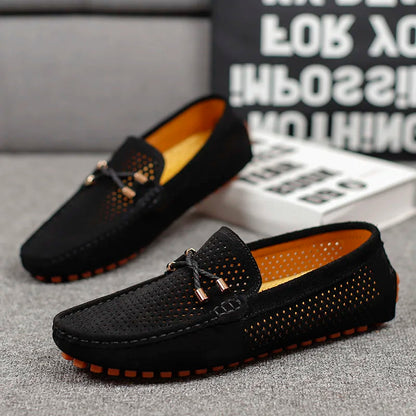 Men's Casual Hollow Out Flat Loafers | Slip-On
