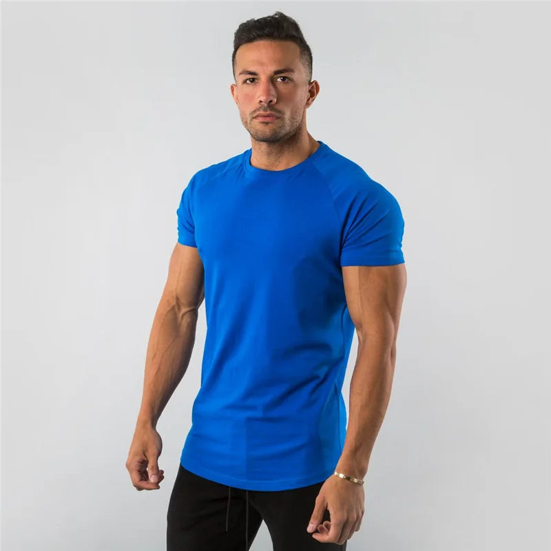 Men's Slim Fit Gym T-Shirt | Short Sleeve