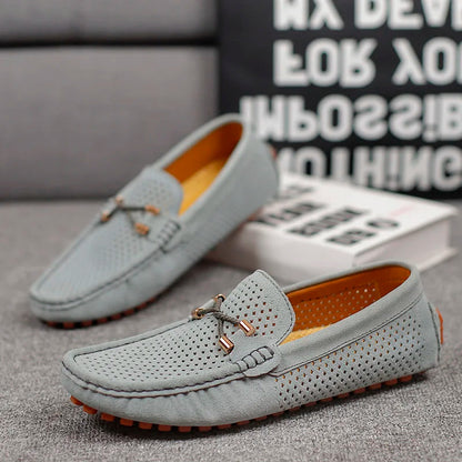 Men's Casual Hollow Out Flat Loafers | Slip-On