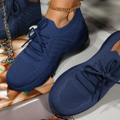 Women's Lace-Up Platform Sneakers | Sporty