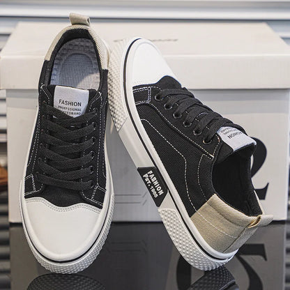 Men's Retro Casual Low-Top Skate Shoes | Lace-Up