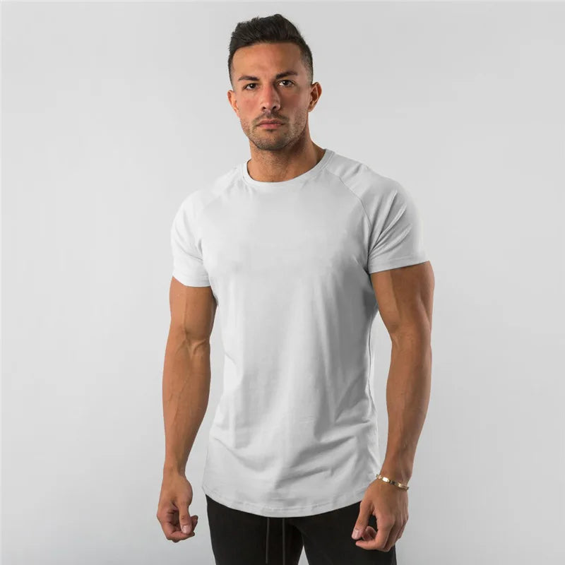 Men's Slim Fit Gym T-Shirt | Short Sleeve