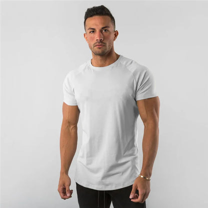 Men's Slim Fit Gym T-Shirt | Short Sleeve