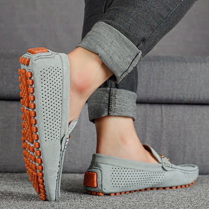 Men's Casual Hollow Out Flat Loafers | Slip-On