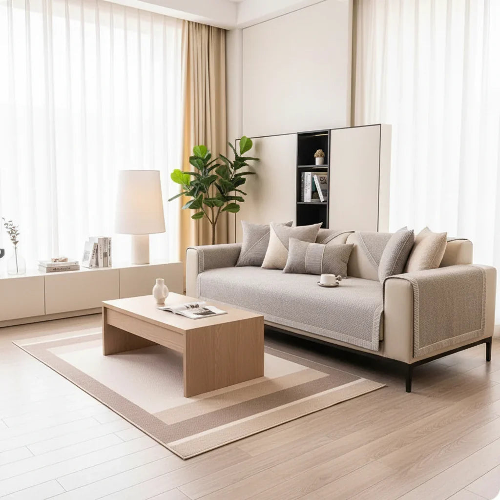 Non-slip Cotton-Linen Sofa Cover for All Seasons