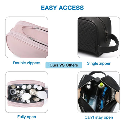 Waterproof Cosmetic Bag for Men & Women | Lightweight Toiletry Bag in S/M/L | Travel Accessories for Toiletries & Makeup | Unisex Travel Organizer