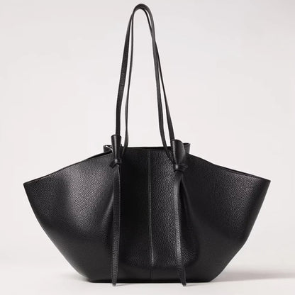 Women's Large Tote Bag | with Bow Detail and Long Handles