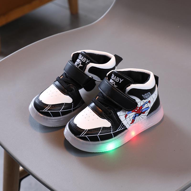 Kids LED Light-Up Sole Shoes | with Velcro Closure