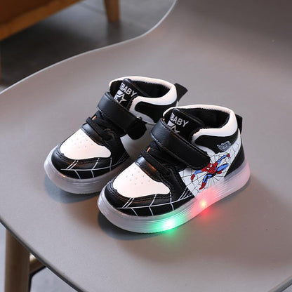 Kids LED Light-Up Sole Shoes | with Velcro Closure