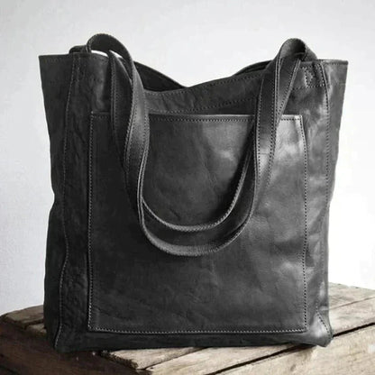 Durable Shoulder Bag Made of Soft PU Leather