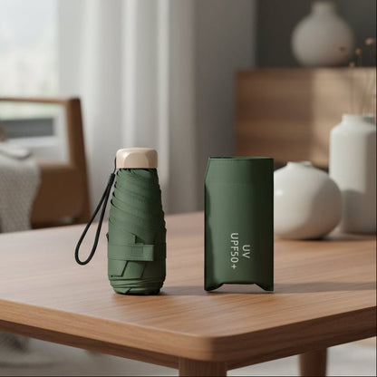 Ultra-Compact Mini Umbrella with UV and Rain Protection