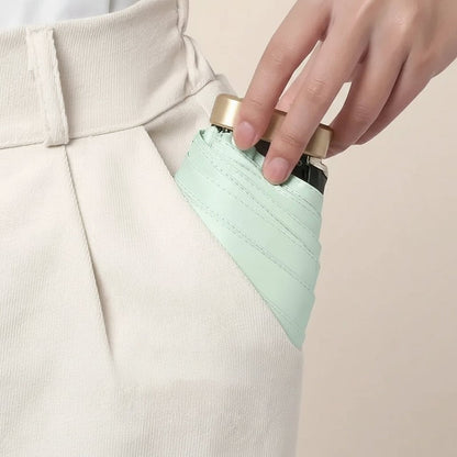 Ultra-Compact Mini Umbrella with UV and Rain Protection