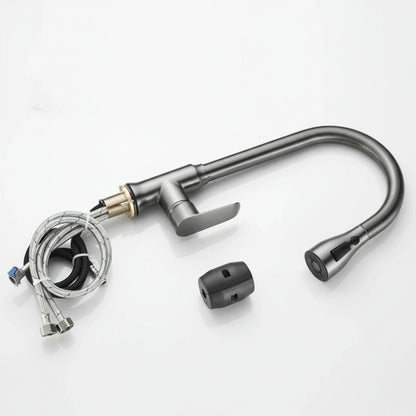 Elegant Kitchen Faucet with Pull-Out Function and 360° Rotation