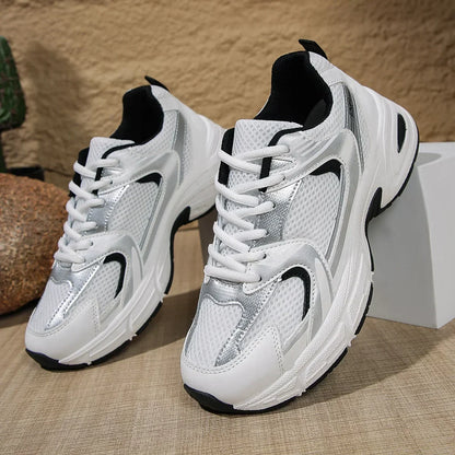 Women's Chunky Sneakers | Lace-Up Closure