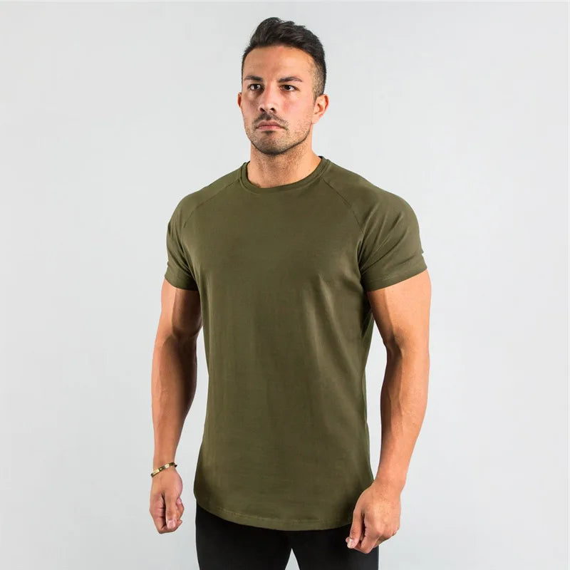 Men's Slim Fit Gym T-Shirt | Short Sleeve
