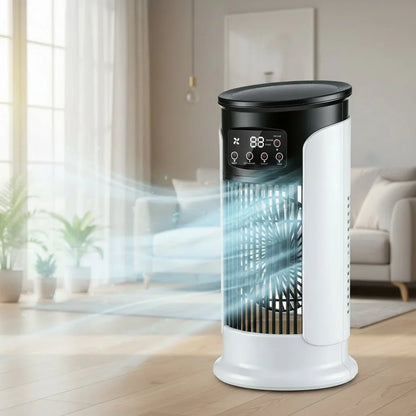 Versatile 3-in-1 Portable Air Cooler with Humidifier and LED Night Light