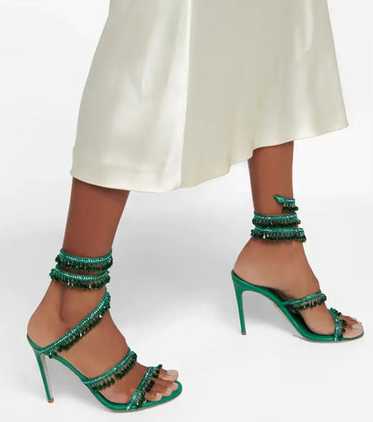 Ladies Stiletto Sandals | with High Heels