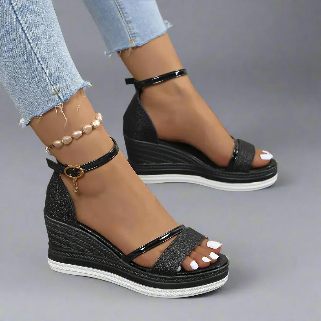 Women's Platform Wedge Sandals | Open Toe