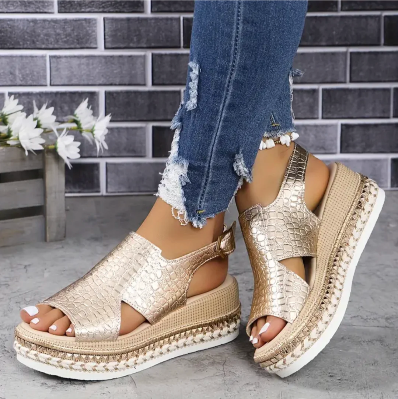 Women's Platform Wedge Sandals | Casual