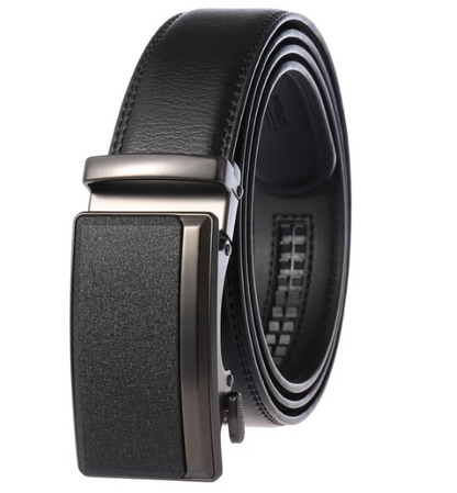 Stylish Luxury Men's Belt with Automatic Buckle