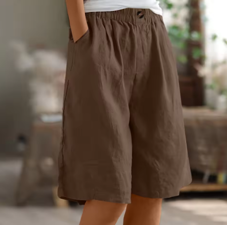 Women’s Summer Loose Fit Bermuda Shorts | Wide Leg