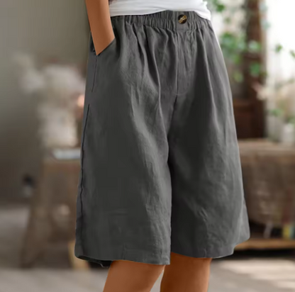 Women’s Summer Loose Fit Bermuda Shorts | Wide Leg