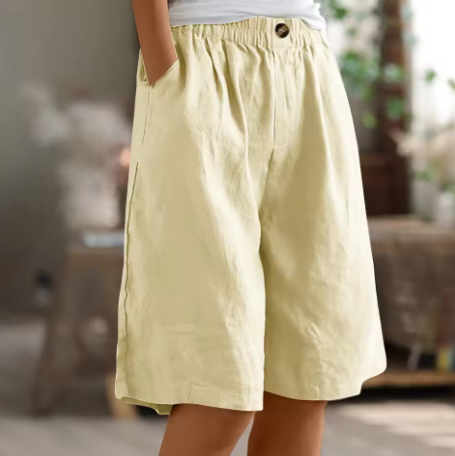 Women’s Summer Loose Fit Bermuda Shorts | Wide Leg