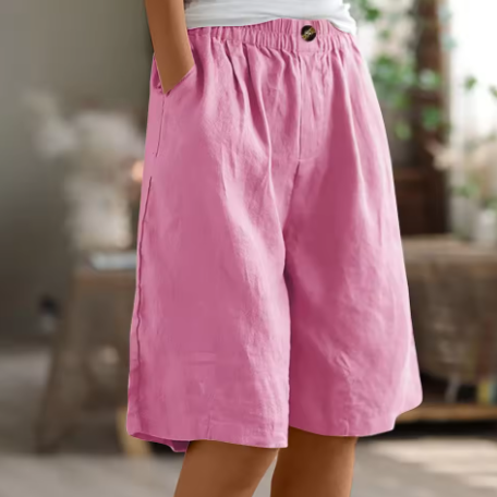 Women’s Summer Loose Fit Bermuda Shorts | Wide Leg
