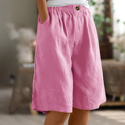 Women’s Summer Loose Fit Bermuda Shorts | Wide Leg