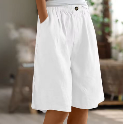 Women’s Summer Loose Fit Bermuda Shorts | Wide Leg