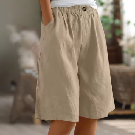 Women’s Summer Loose Fit Bermuda Shorts | Wide Leg