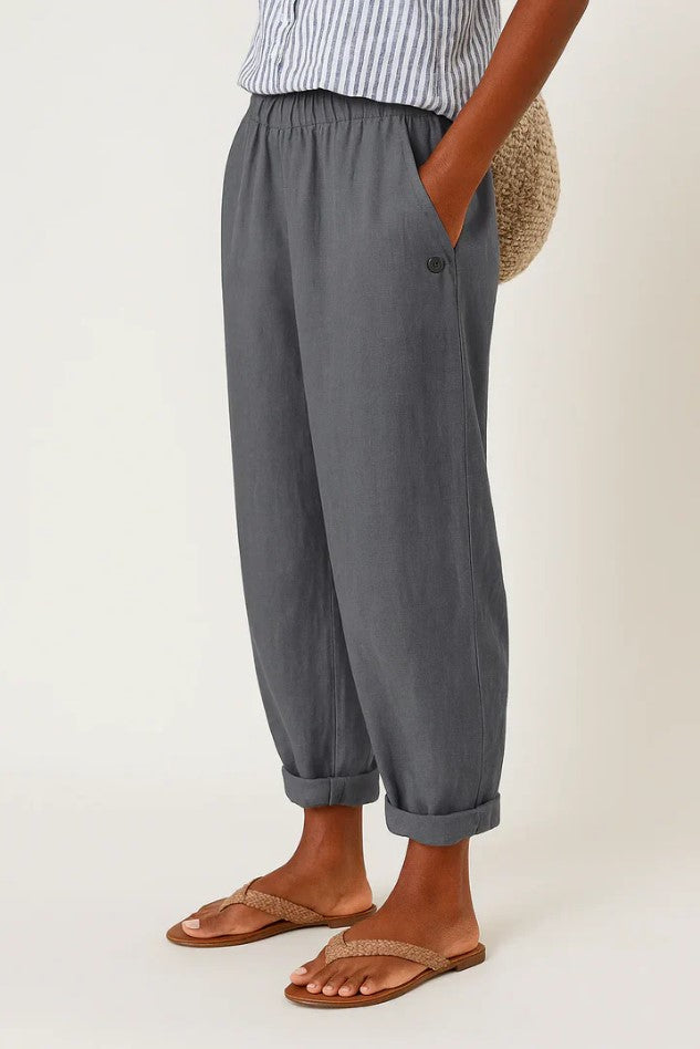Women's Casual Cropped Ankle Pants | with Pockets