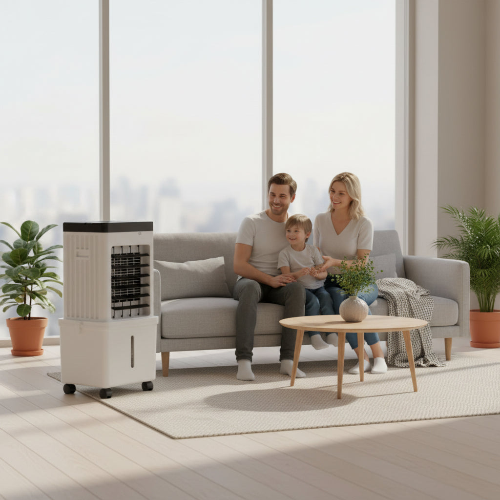 3-in-1 Air Cooler – Fan and Humidifier Combined