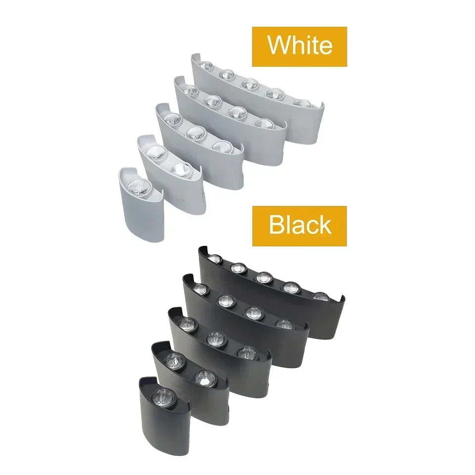 Contemporary LED Wall Light for Indoor and Outdoor Use