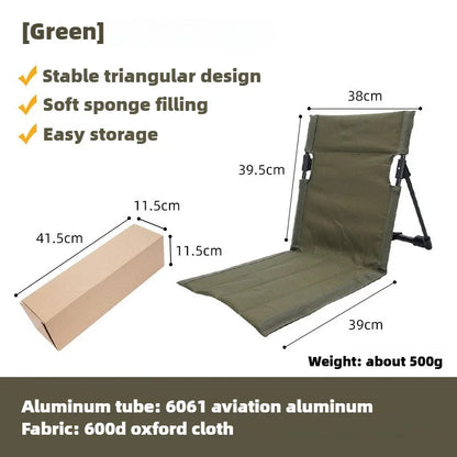 Ultralight Weatherproof Camping Folding Chair | Aluminum Frame | Padded for Extra Comfort | Quick Setup