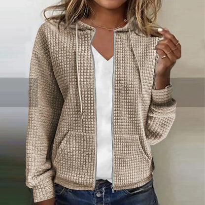 Women's Casual Full-Zip Transition Jacket | with Hood