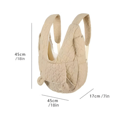 Pet Carrier for Up to 10 kg | Weatherproof & Comfortable | Suitable for Cats & Small Dogs | Features Ergonomic Straps
