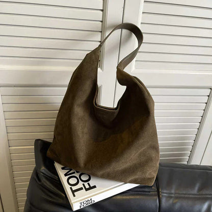 Women's Soft Tote Bag | Suede
