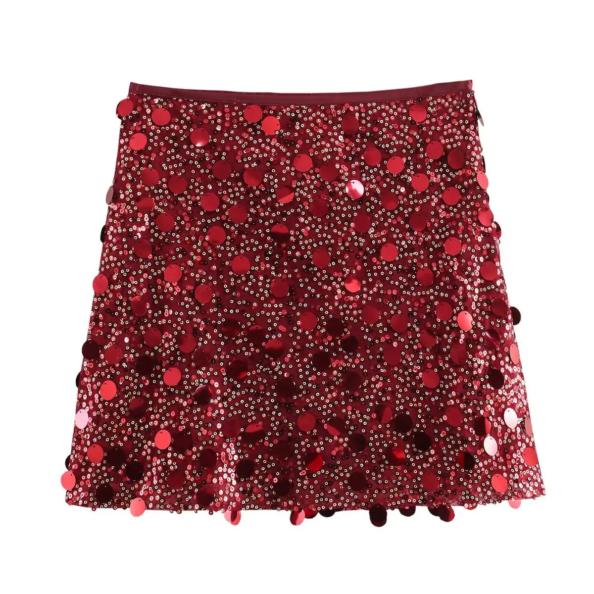 Women’s Glittering High-Waisted Skirt | Mini