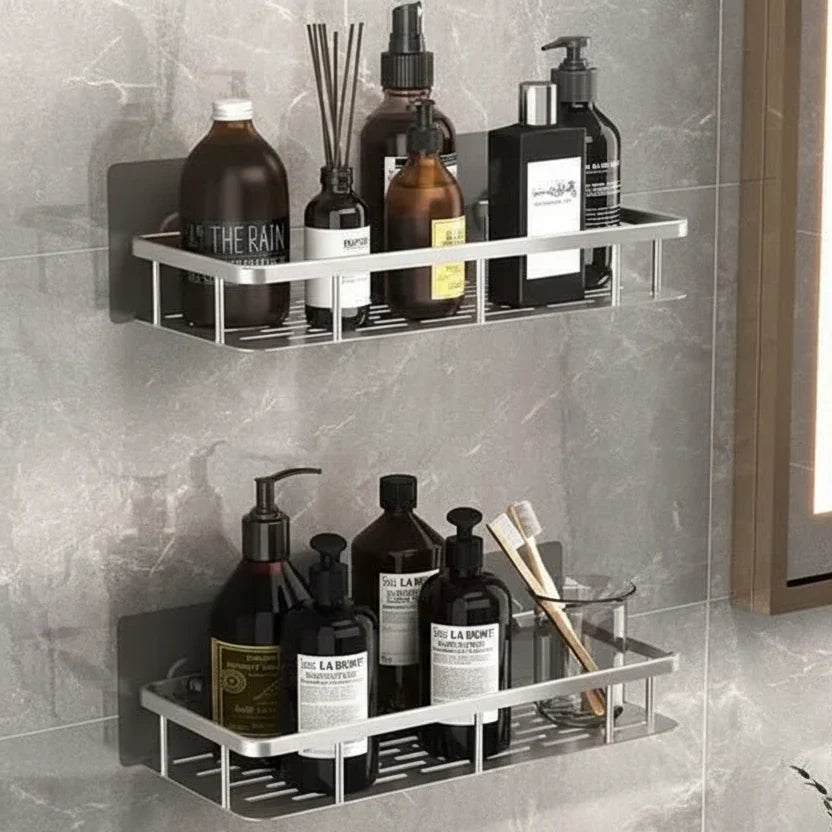 Adhesive Bathroom Shelf – Drill-Free & Stylish for Any Bathroom