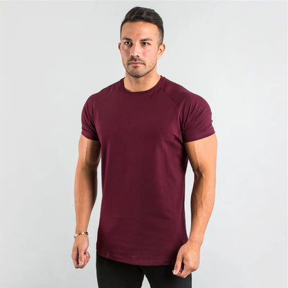 Men's Slim Fit Gym T-Shirt | Short Sleeve