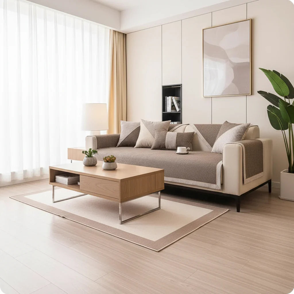Non-slip Cotton-Linen Sofa Cover for All Seasons